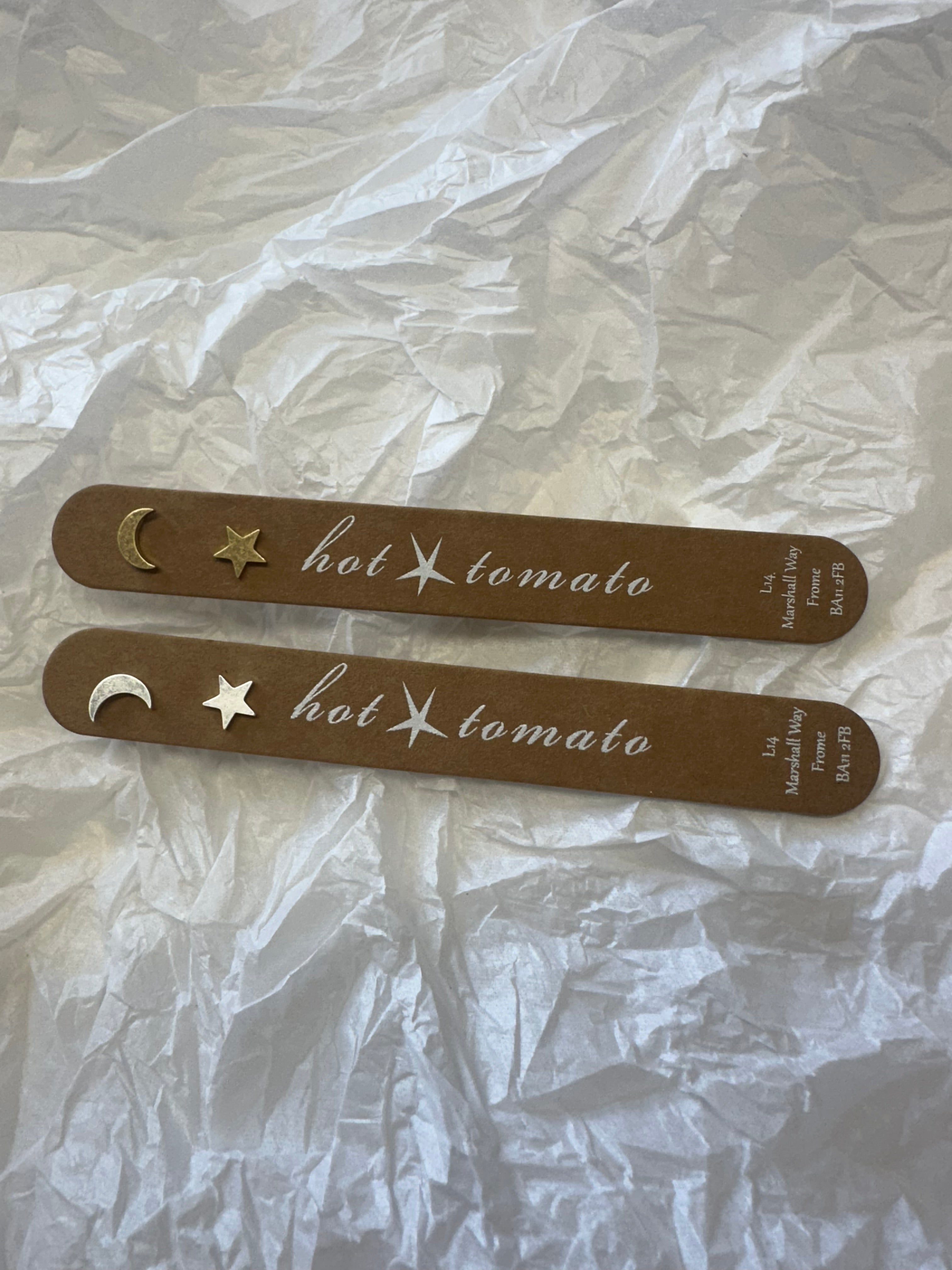 HT Star & Moon Stud Earrings