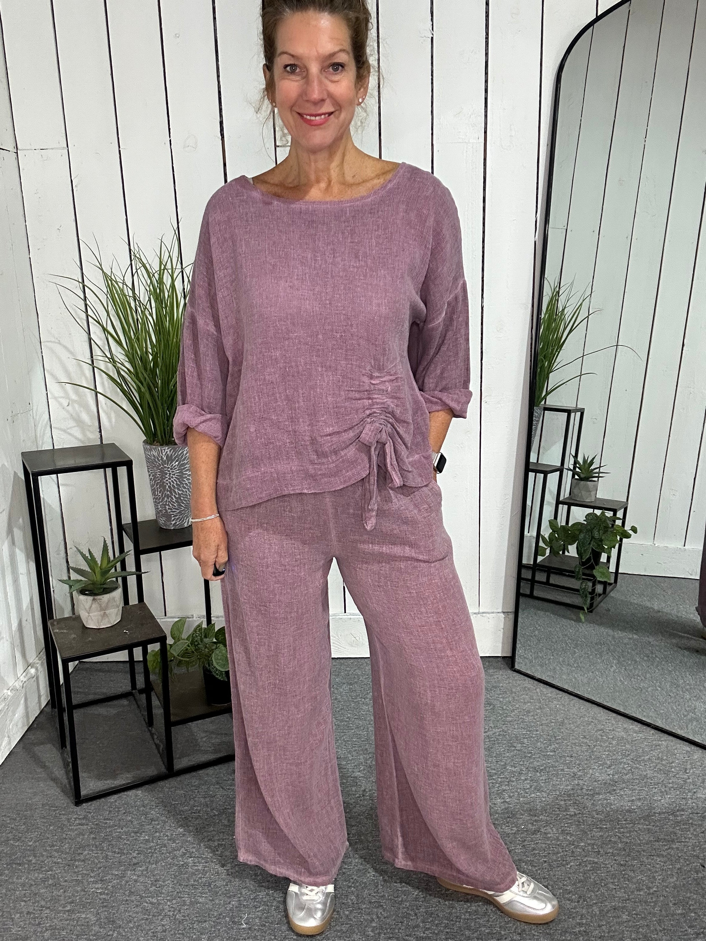 Lanza Wide Leg Trousers