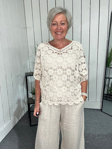 Sat Saver 19/7 Crochet Top
