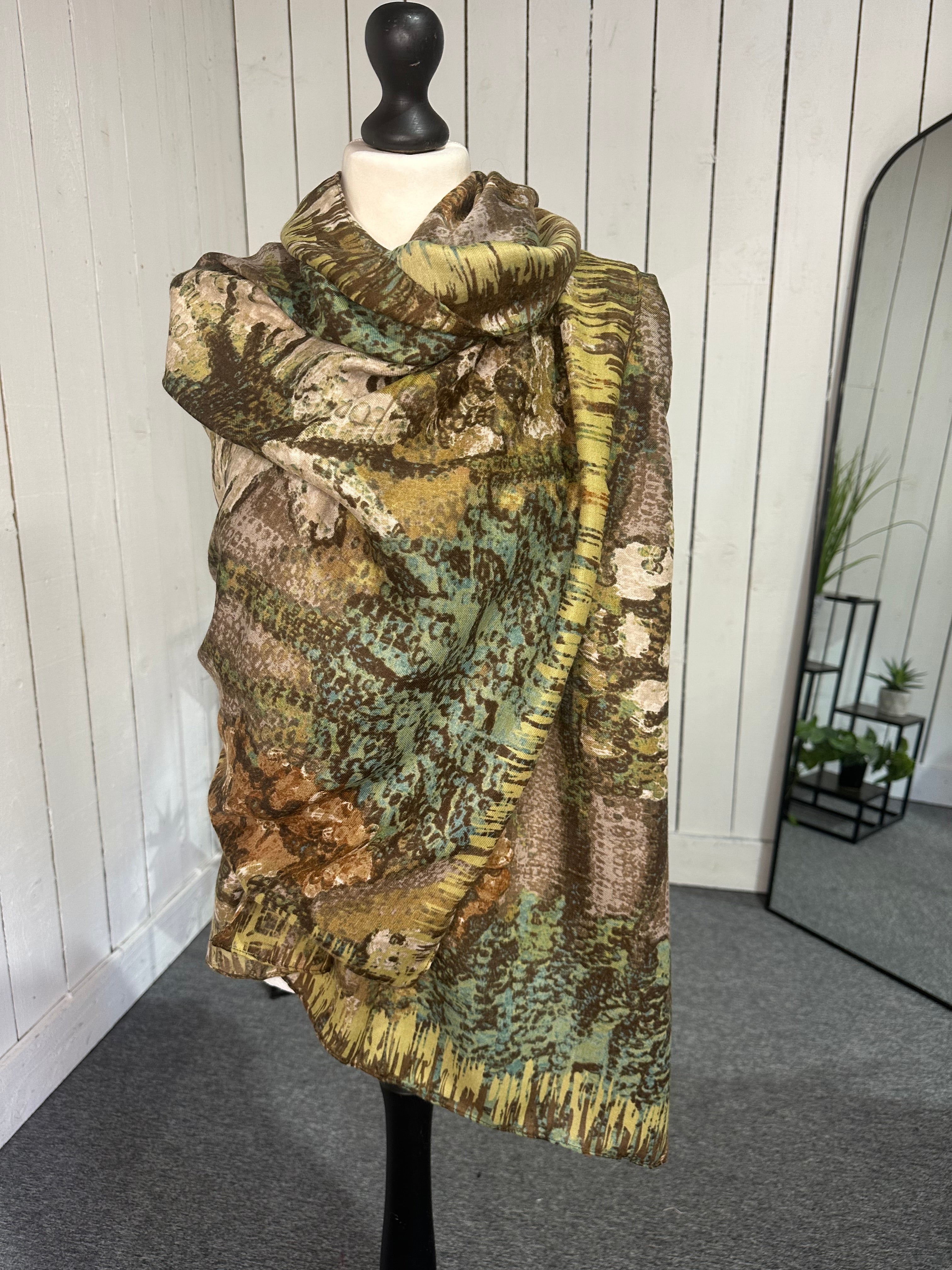 Catherine Flower Scarf