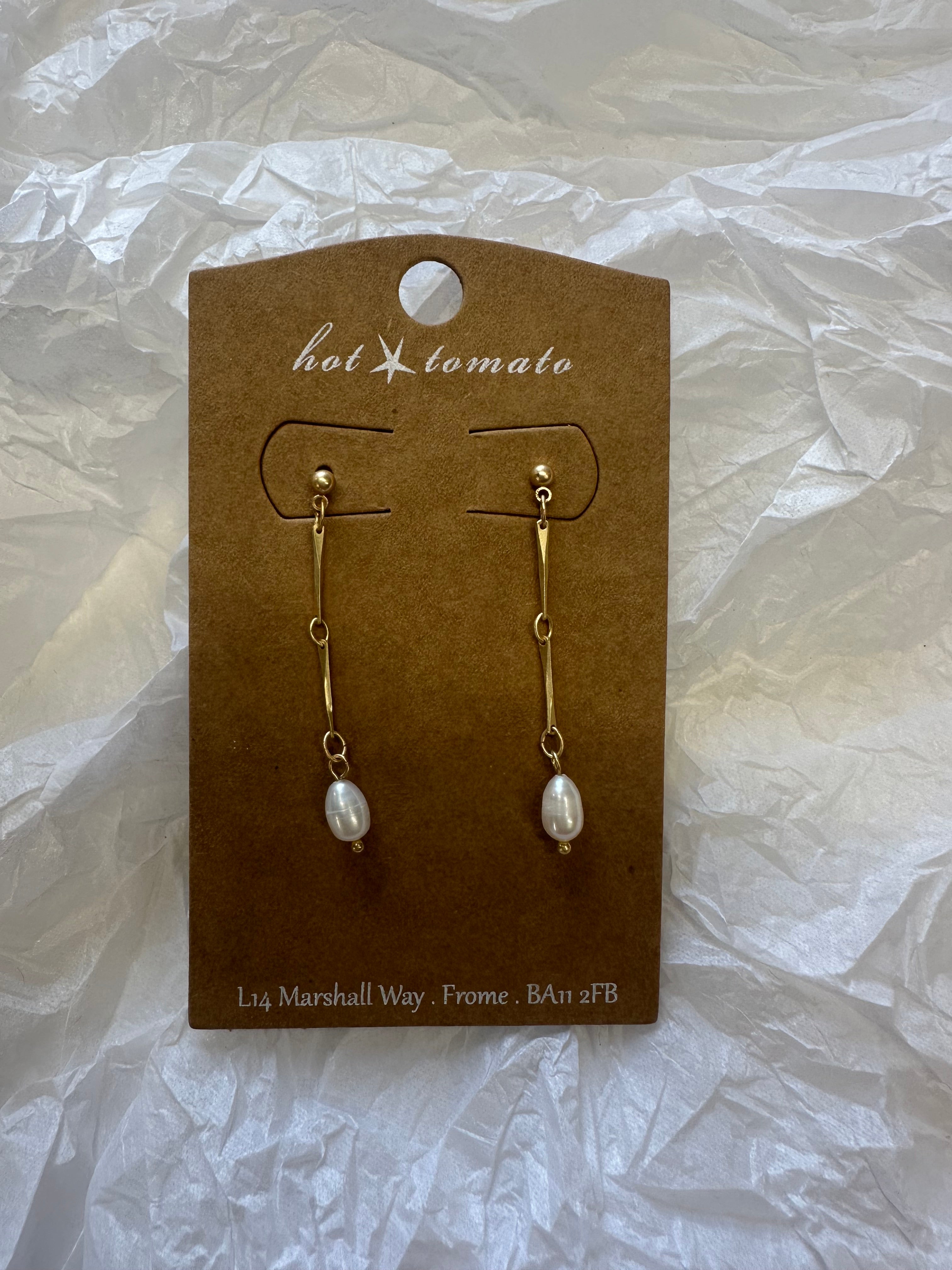 HT Pearl Drop Earrings