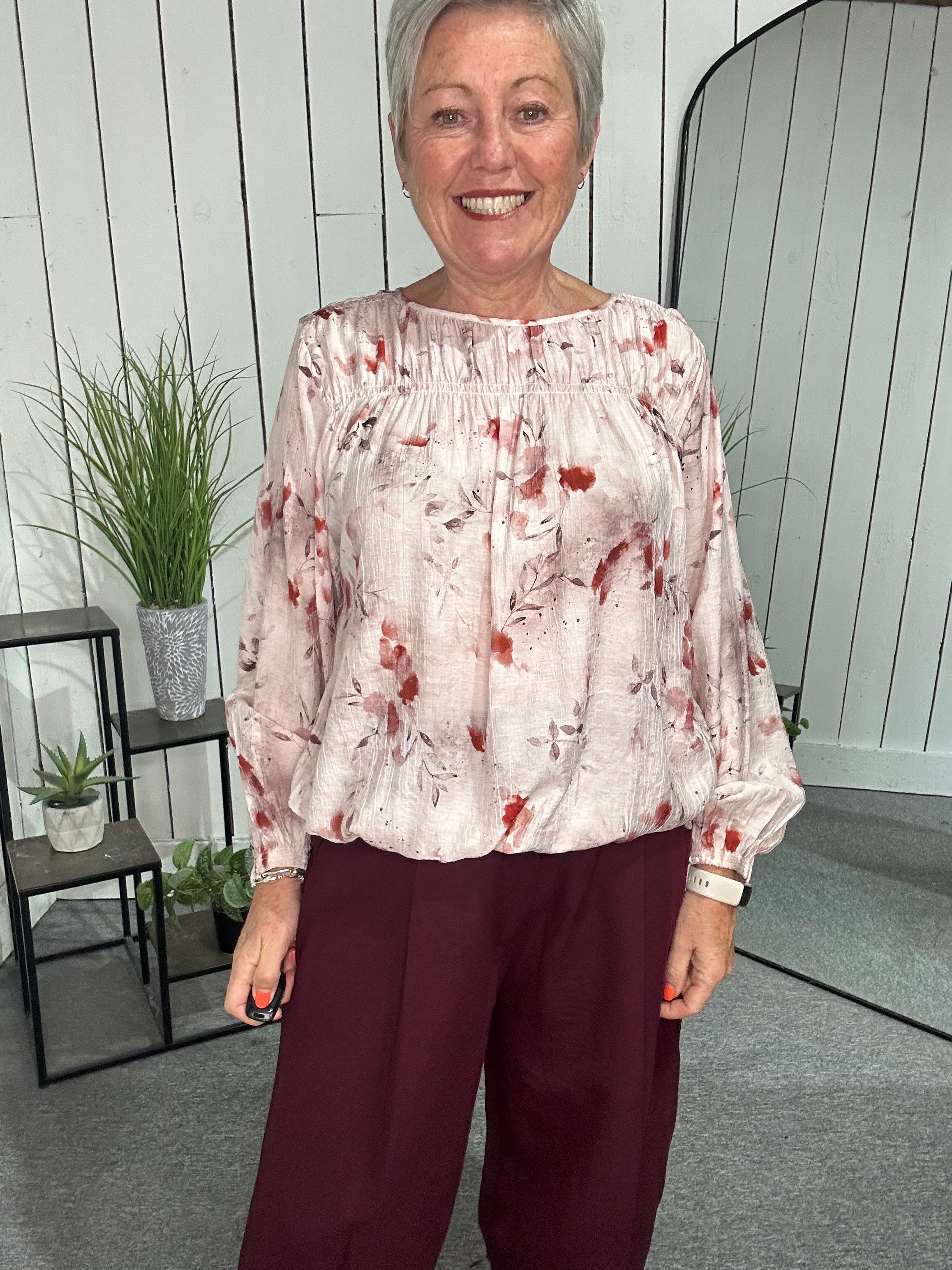 Dreams Tie Side Blouse