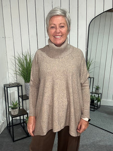 Oversized Roll Neck