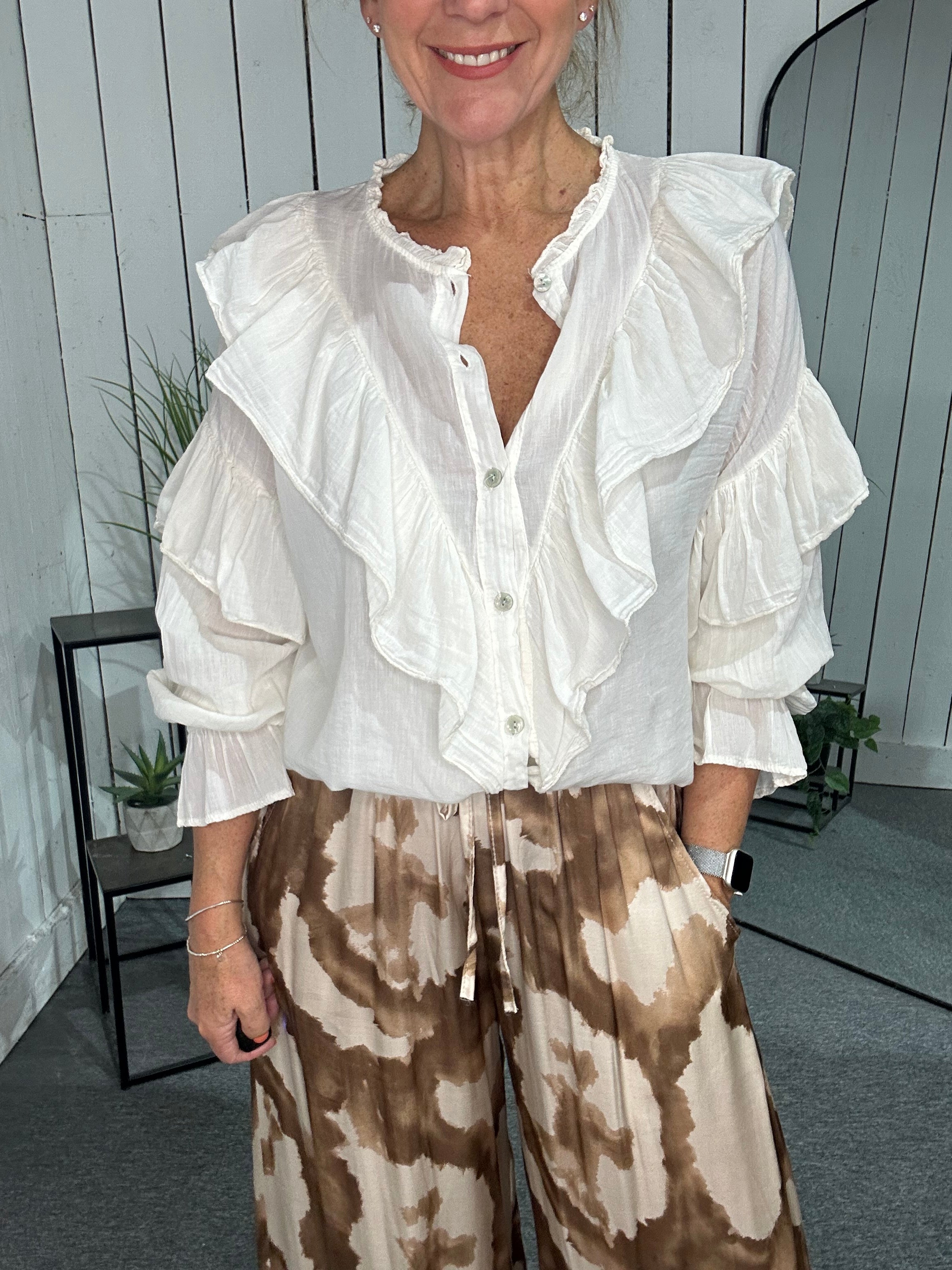 Ruffle Blouse