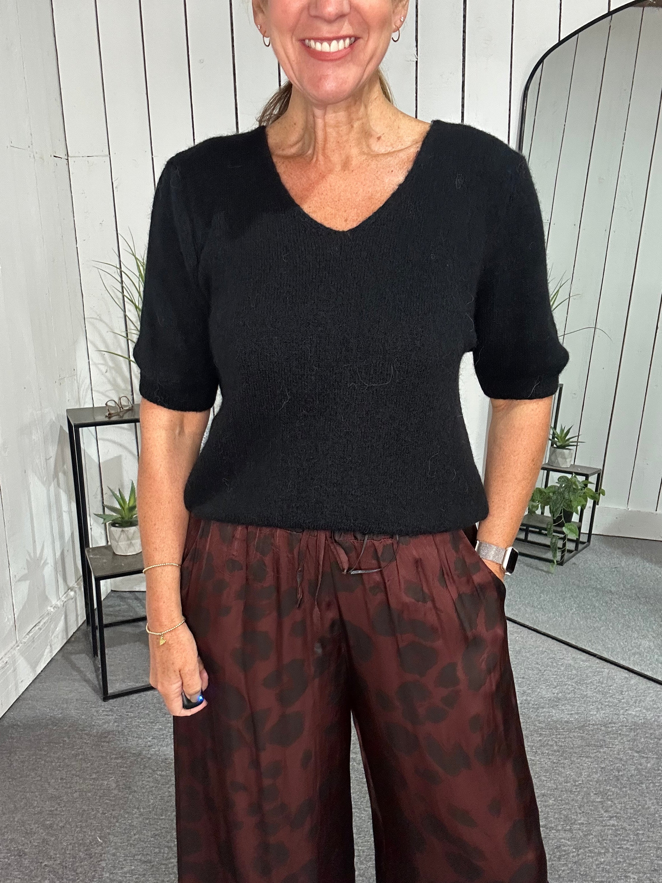 Mini V Neck Jumper