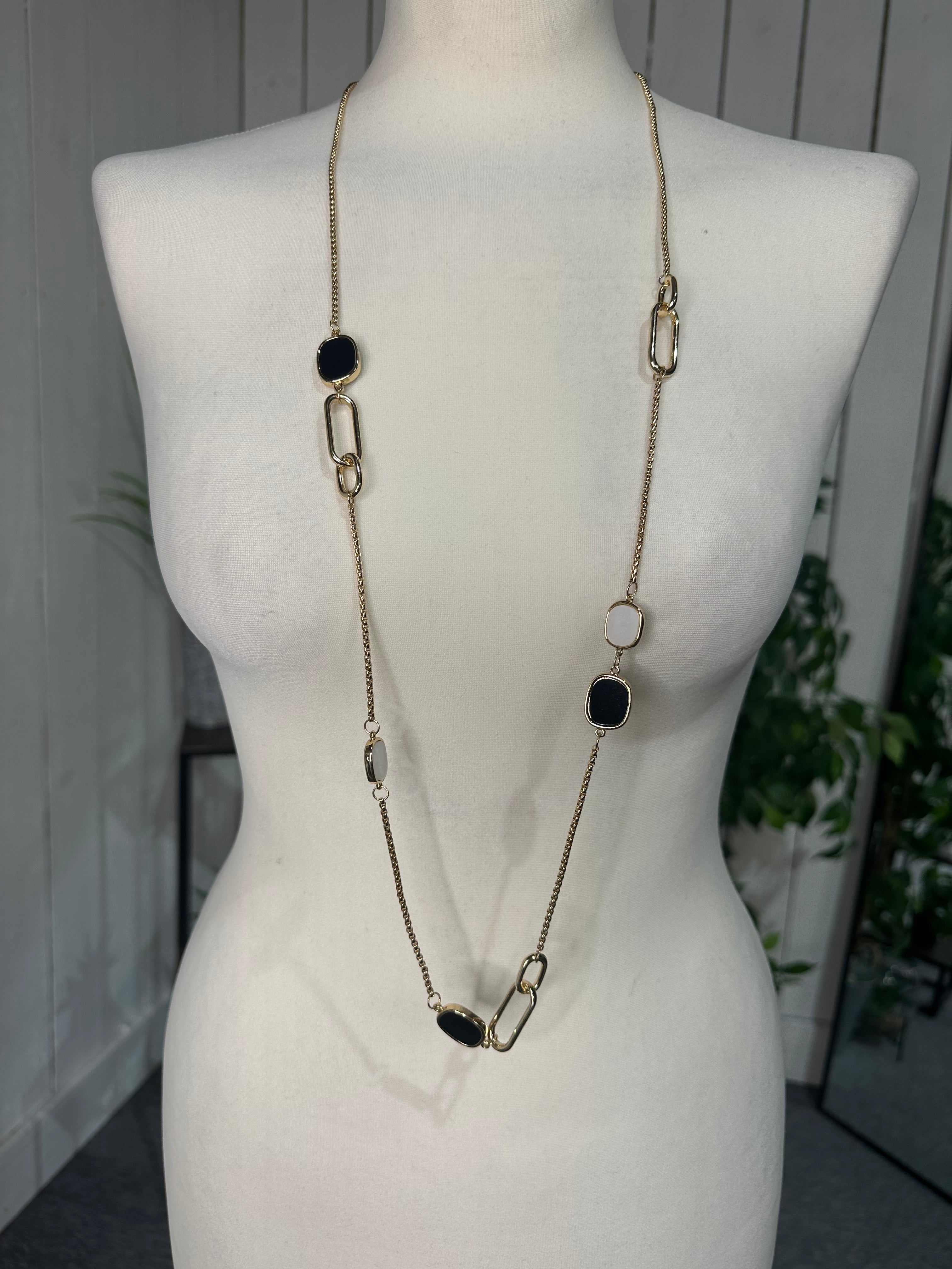 Envy Black Stone Necklace