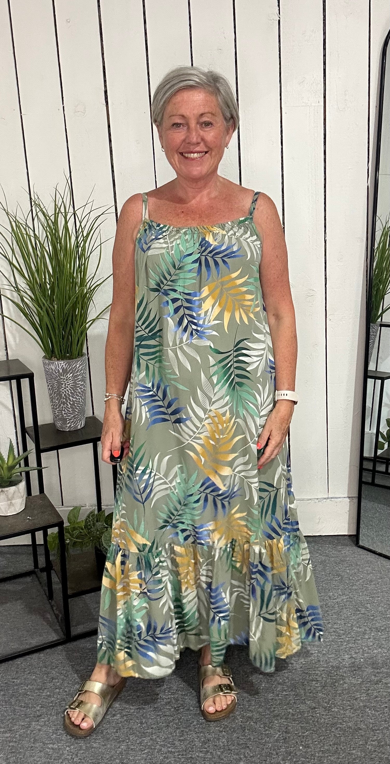 Tropic Frill Dress