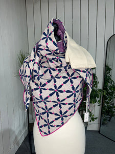 Triangle Scarf and Mitt Set