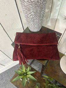 Suede Clutch