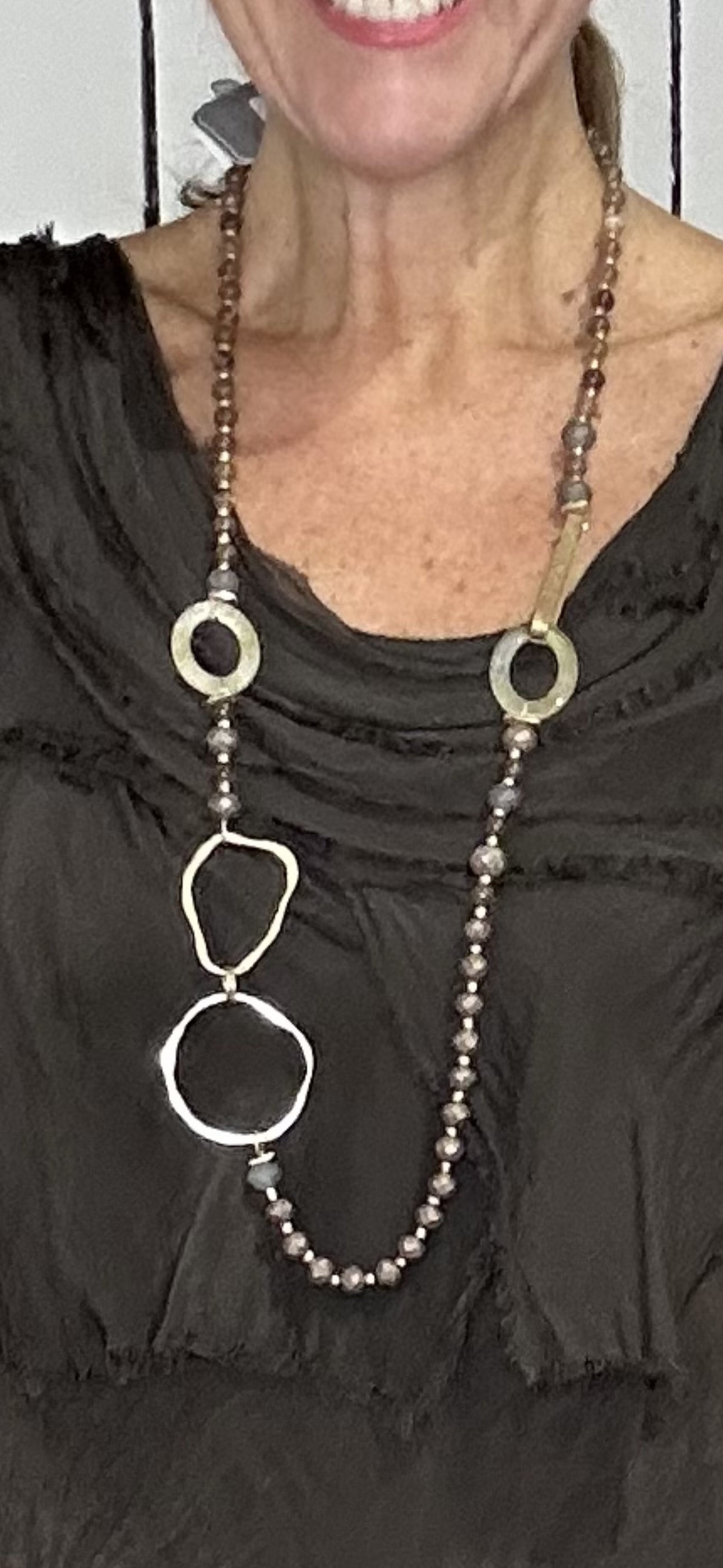 EG Beaded Loop Necklace