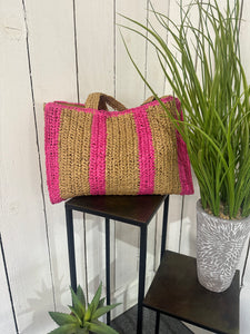 Candy hessian Shopper