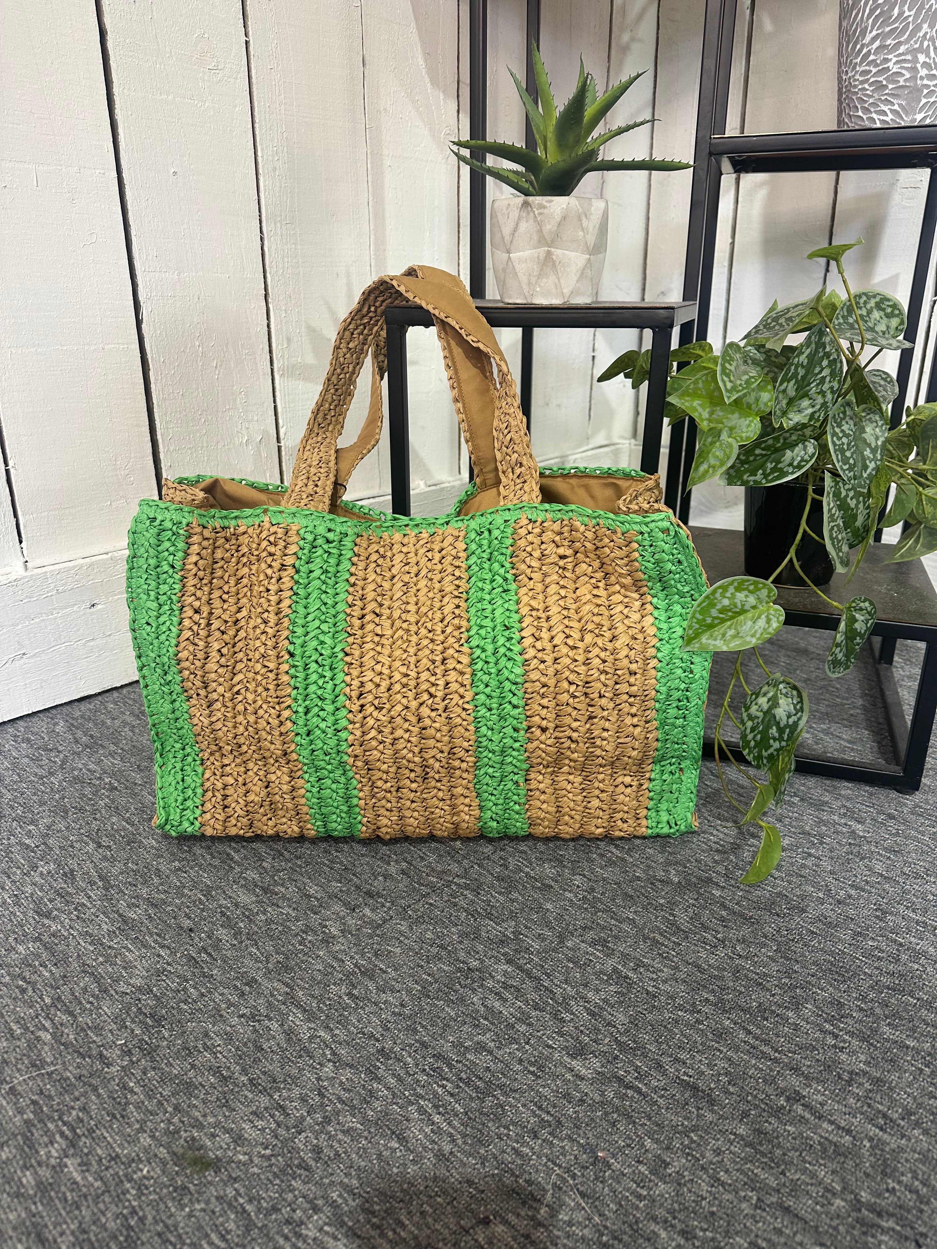 Candy hessian Shopper