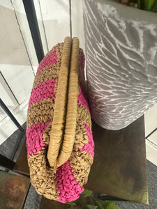Raffia Clutch Bag