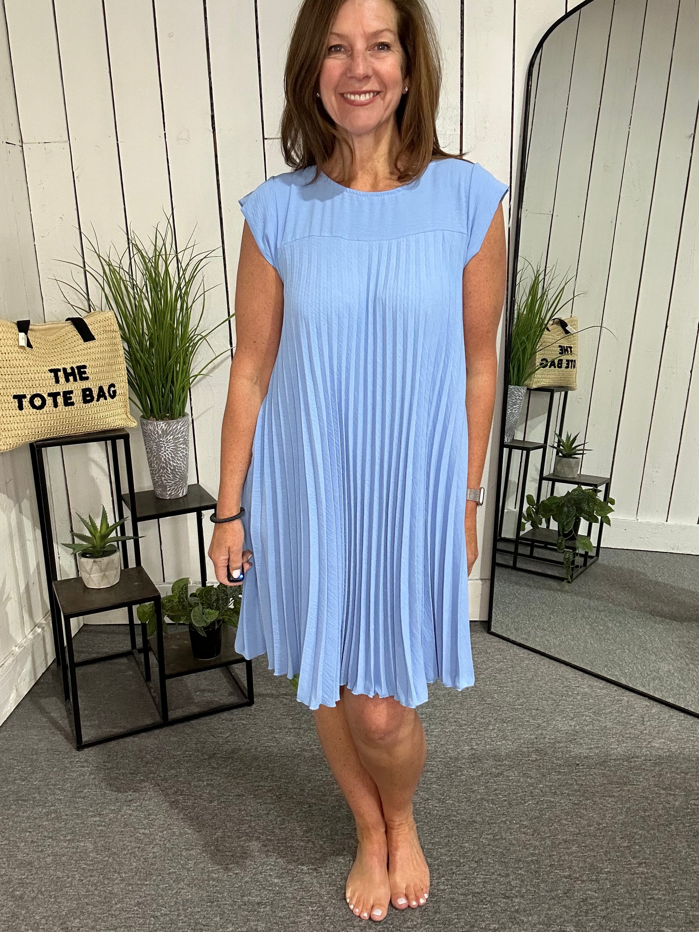 Bunny Pleat Dress